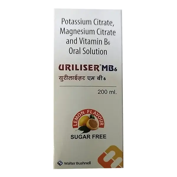 Uriliser MB6 Oral Solution Lemon Sugar Free